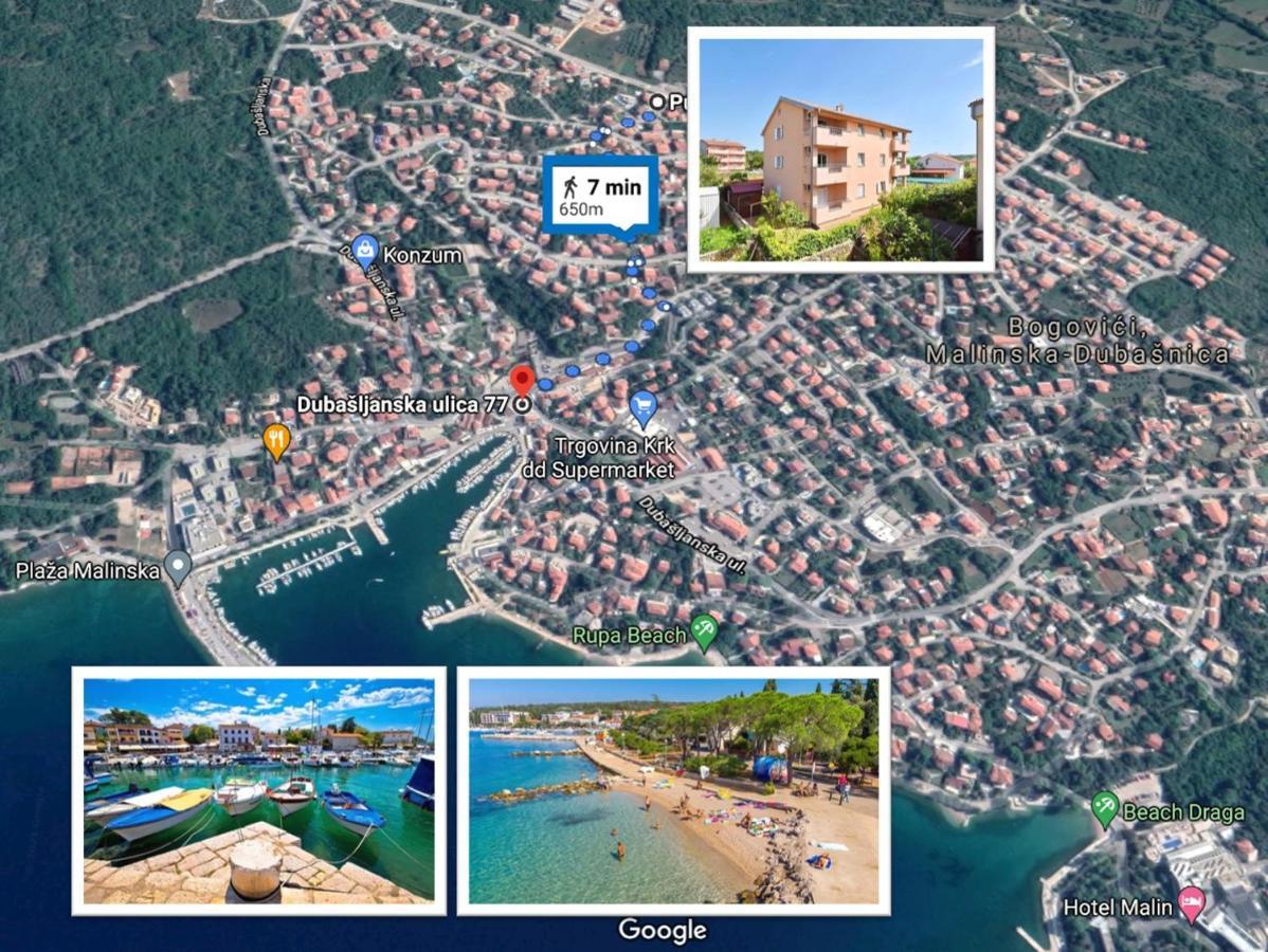 Apartments Dunja มาลินสกา ภายนอก รูปภาพ